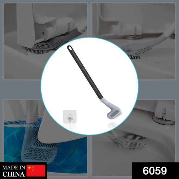 6059 Golf Shape Toilet Cleaner Brush  & Magic Sticker Holder