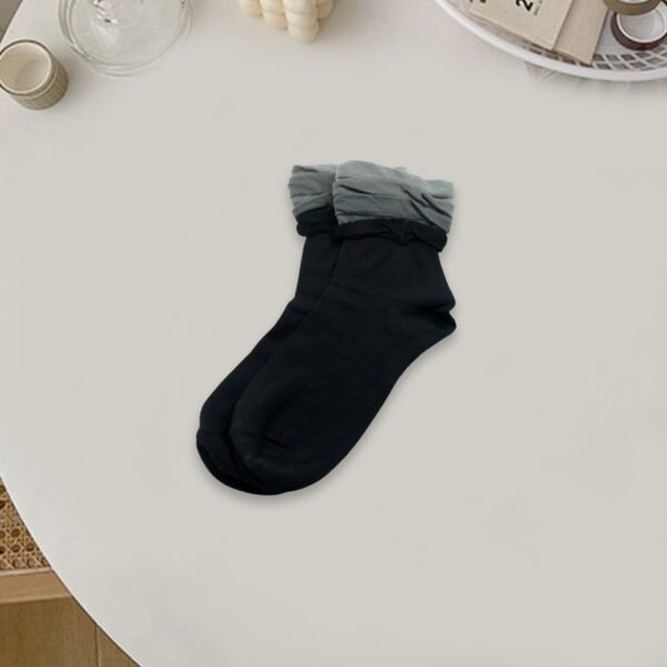 7355 Socks Breathable Thickened Classic Simple Soft Skin Friendly (Moq :-3), Moja