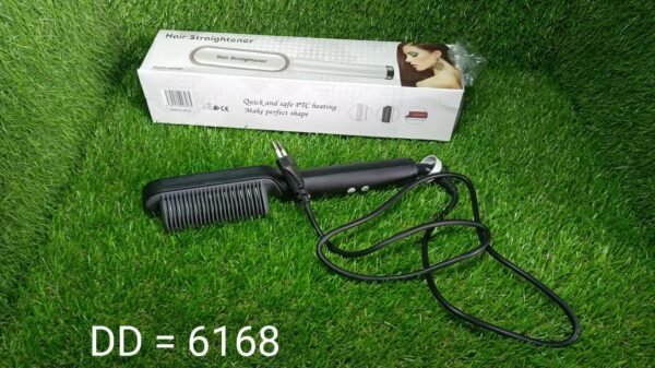 6168 Hqt-909B Hair Straightener Used While Massaging Hair Scalps And Head.