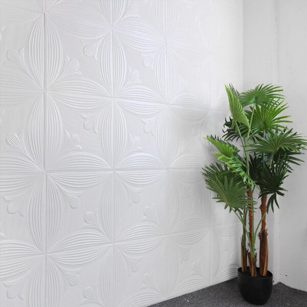 9276 Wallpaper 3D Foam Wallpaper Sticker Panels I Ceiling Wallpaper For Living Room Bedroom I Furniture, Door I Foam Tiles (Square Design)