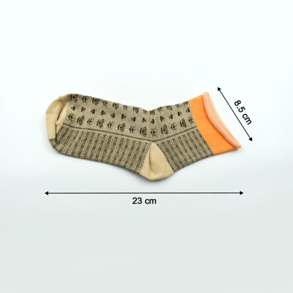 7356 Socks Breathable Thickened Classic Simple Soft Skin Friendly (1Pair) (Moq :-3), Moja