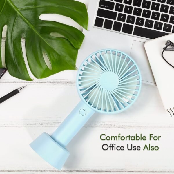 4813 PORTABLE CLASSIC HAND FAN TABLE FAN 3 STEP SPEED SETTING FAN PERSONAL DESK FAN SUITABLE FOR OFFICE , SCHOOL & HOME USE