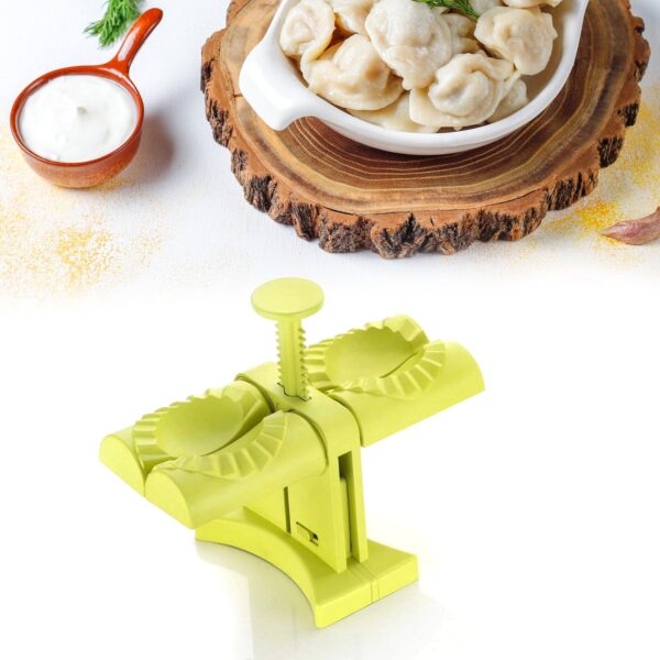 5300 Dumpling Maker Mold,Double Head Dumpling Mold Wrap Two At A One Time,Household Dumpling Maker Mould,Easy-Tool for Making Dumplings,Dumpling Press Mold Kitchen Accessories