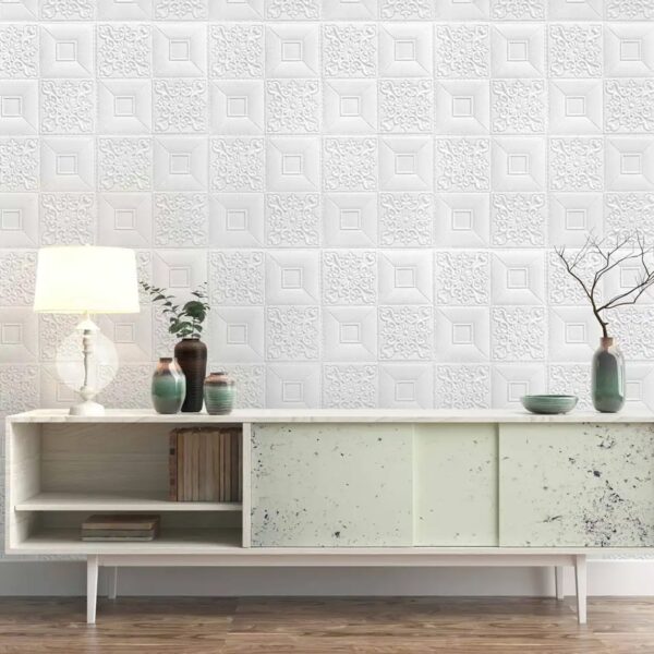 9290 Wall 3D Pe Foam Wall Stickers Self Adhesive Wallpaper DIY Wall Decoration Wallpaper Suitable For Home , Office & All Type Wall Sticker