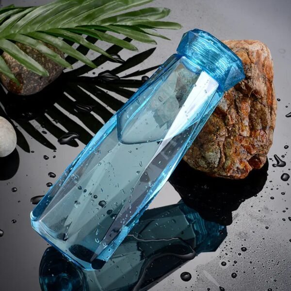 5213 Glass Fridge Water Bottle Plastic Cap With Two Water Glass For Home & Kitchen Use