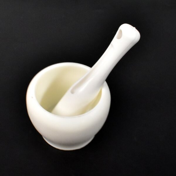 7193  Mortar and Pestle Set for Spices, Okhli Masher, Khalbatta, Kharal, Mixer, Natural & Traditional Grinder and Musal, Well Design for Kitchen, Home, Herb