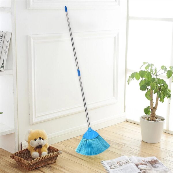 4699 Broom with Long Stainless Steel Rod and Extendable Cobweb Cleaner Stick, Jadhu