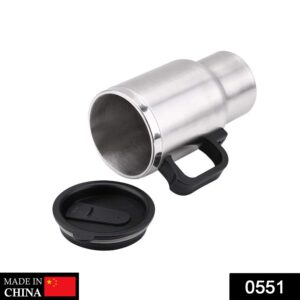 0551 -12V Car Charging Electric Kettle Mug (Silver)