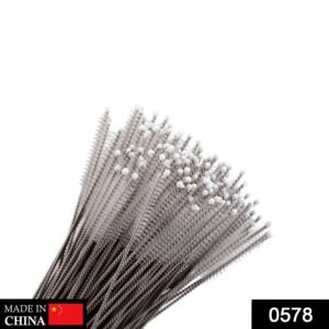 0578 Stainless Steel Straw Cleaning Brush Drinking Pipe, 23mm 1 pcs
