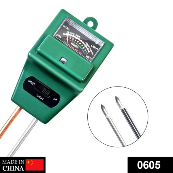 0605 -3 Way Soil Meter (pH Testing Meter)