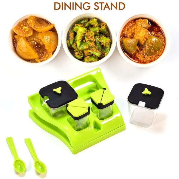 ï»¿0078A Plastic Aachar pickle container/ chutney/ Mukhwas tray/ Masala tray Dinning Spice stand