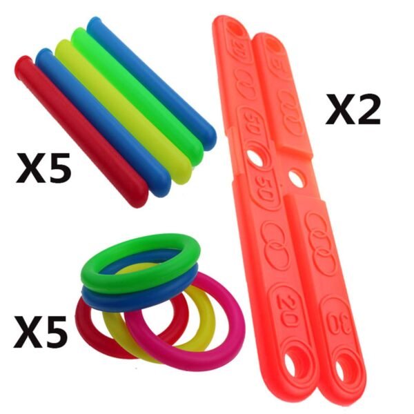 8078 13 Pc Ring Toss Game widely used by childrenâ€™s and kids for playing and enjoying purposes and all in all kinds of household and official places etc.