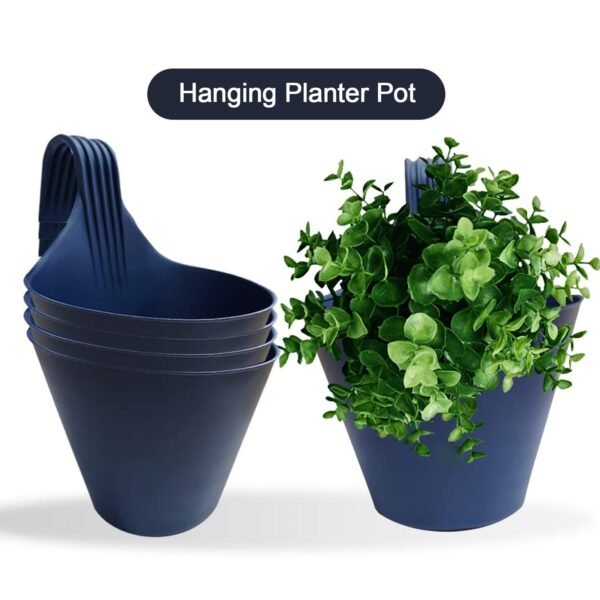 4822 Hanging Planter Pot used for storing and holding plants and flowers in it and this is widely used in in all kinds of gardening and household places etc.