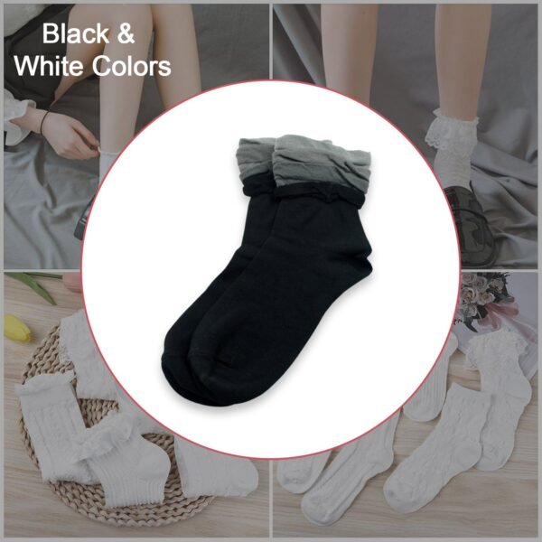 7355 Socks Breathable Thickened Classic Simple Soft Skin Friendly (Moq :-3), Moja