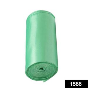 1586 Bio-degradable Eco Friendly Garbage/Trash Bags Rolls (24" x 32") (Green) (Pack of 20)