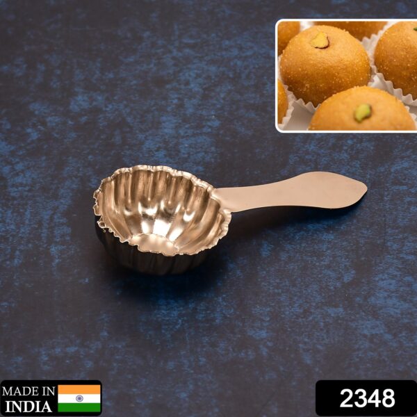 2348 Stainless Steel Modak Maker Mold Stainless Steel Cutting Spoon