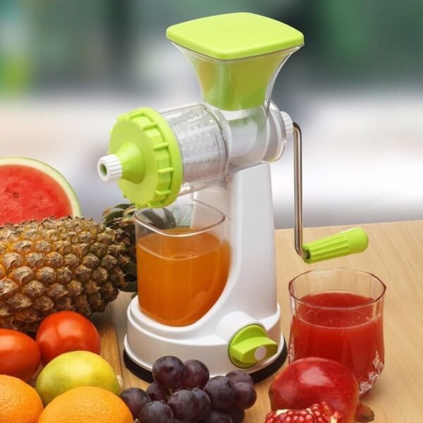 8103 Ganesh Kitchenware Plastic Hand Juicer New Smart Fruit & Vegetable Multipurpose Juicer (Color:Random Green,Blue,Red,Orange) ( Colors May Vary )  (Multicolor Pack of 1)