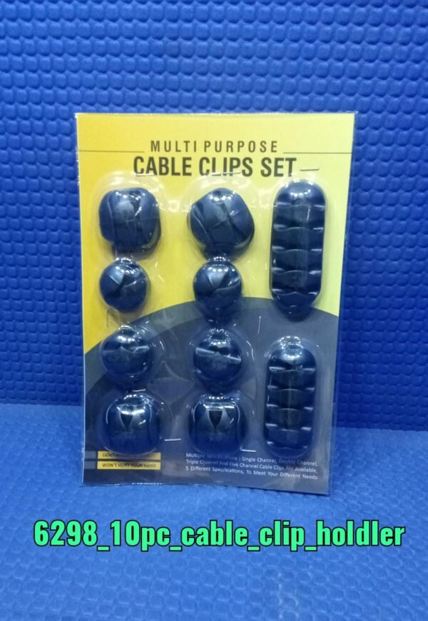 6298 10PCS CABLE HOLDER AND SUPPORTER FOR GIVING SUPPORT AND STANCE TO ALL KIND OF CABLES.