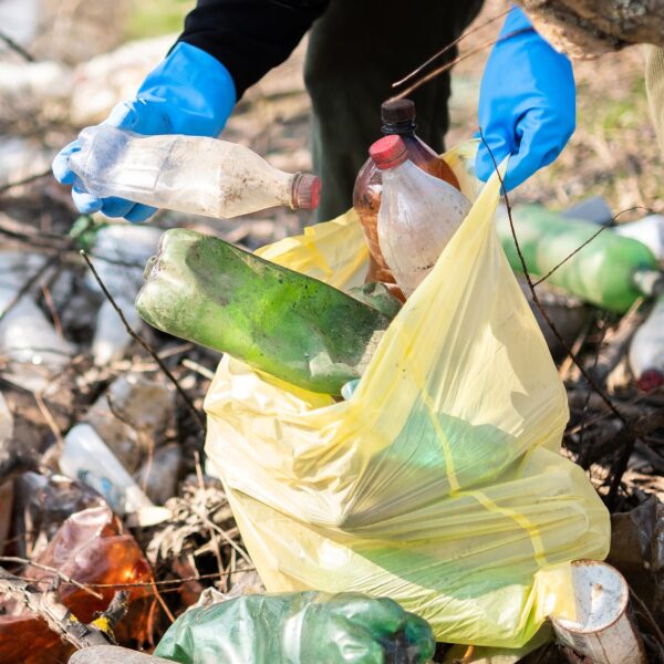 9254 1Roll Cream Garbage Bags/Dustbin Bags/Trash Bags