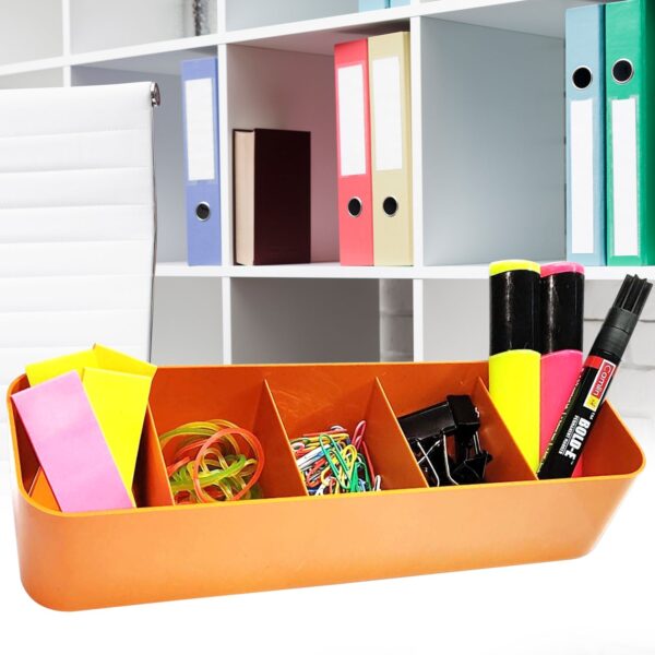 7209 Dividers Tray Organizer Clear Plastic Case Storage Tray (Multicolour), Socks Tray.