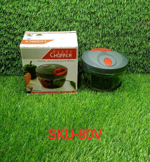 0080 V Atm Black 450 ML Chopper widely used in all types of household kitchen purposes for chopping and cutting of various kinds of fruits and vegetables etc.