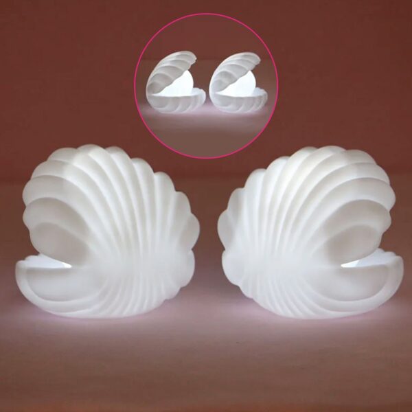 6621 Pearl Shell Night Lamp Decorate Desk Lights Nursery Toy Lamp Led Pearl Shell Night Lights For Bedroom & Home