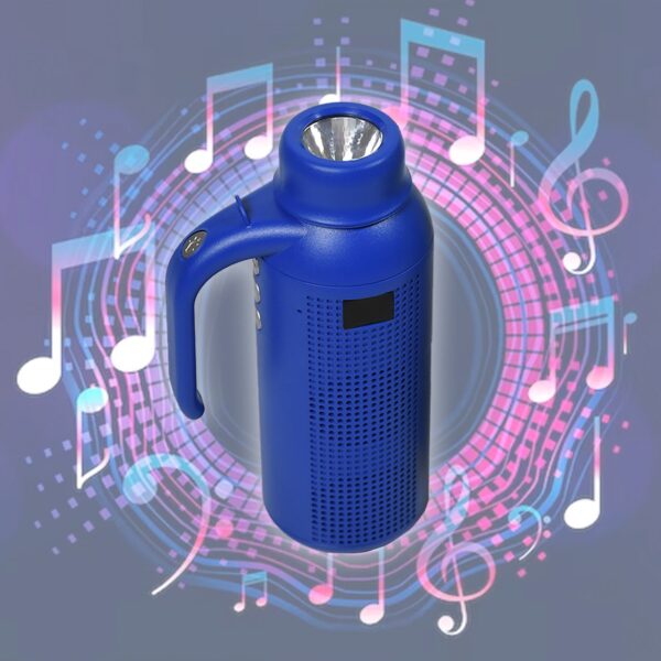 1287  Smart Bluetooth Speaker With Torch Light Wireless Bluetooth Speaker & Night Flash Light Speaker