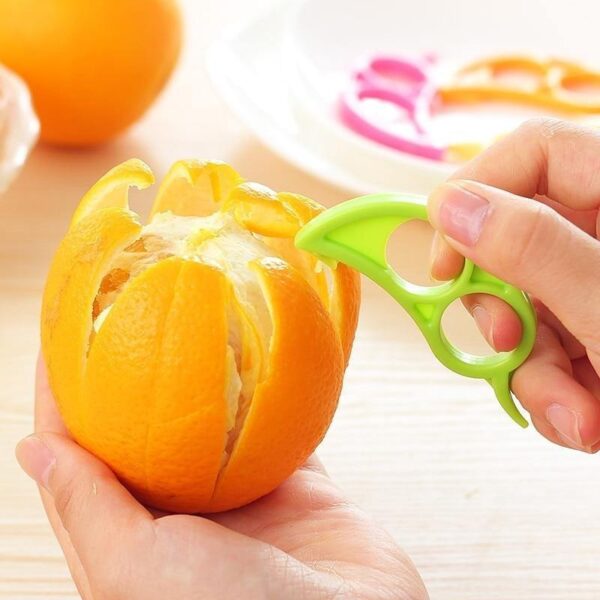 0187 Snail Barker Creative Ring-Shaped Ingenious Peeling Orange